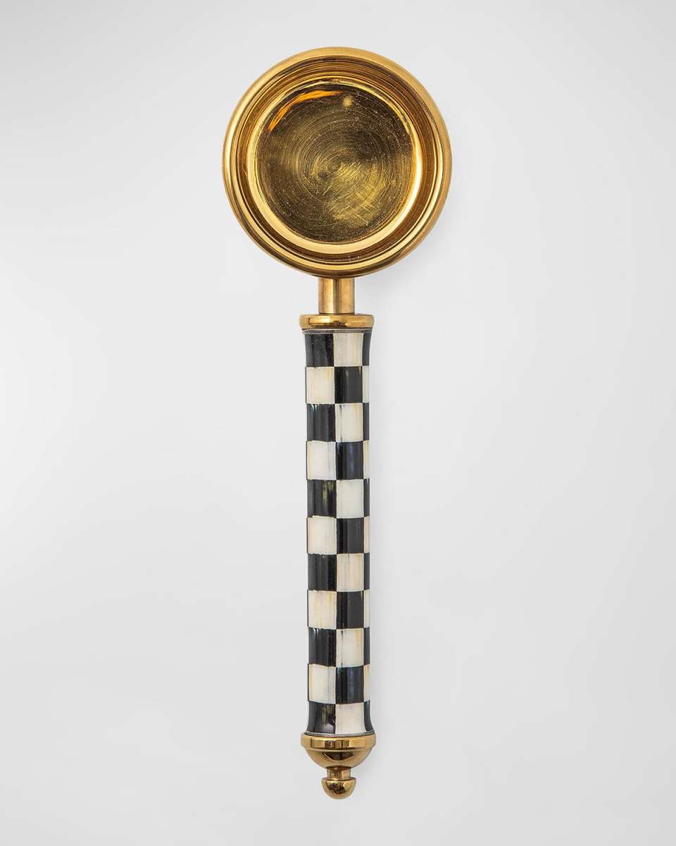 Courtly Check Supper Club Gold Coffee Scoop